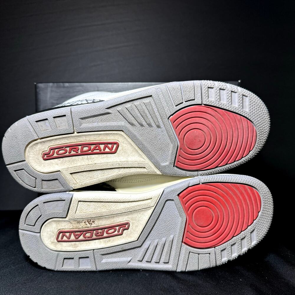 Jordan White and Gray Sneakers - Picture 6 of 9